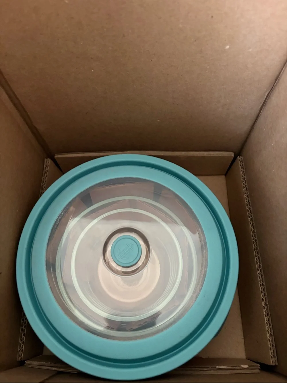 Anchor Hocking 14 pc Glass Food Storage Bowls with True Seal Lids Blue NIB